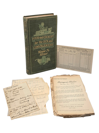 Item #119 Food and Cookery for the Sick and Convalescent. 1905. Fannie Merritt Farmer