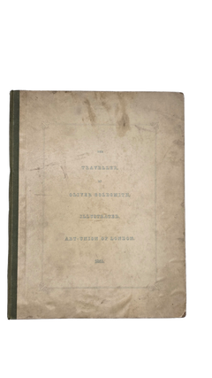 Item #14 The Traveler. Oliver goldsmith
