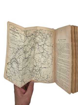 Cook’s Tourist’s Handbook for Switzerland. 1900. With 10 Folding Maps