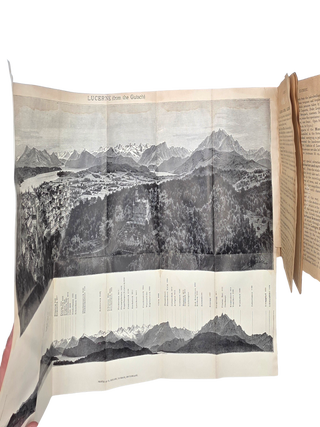 Cook’s Tourist’s Handbook for Switzerland. 1900. With 10 Folding Maps