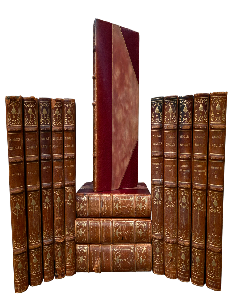 Item #177 The Novels and Poems of Charles Kingsley. Edition de Luxe. [Numbered]. Charles Kingsley.