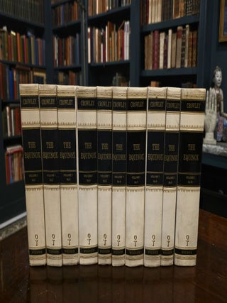 Item #178 The Equinox Complete Ten-Volume Set 1972 First Samuel Weiser Edition [numbered]....