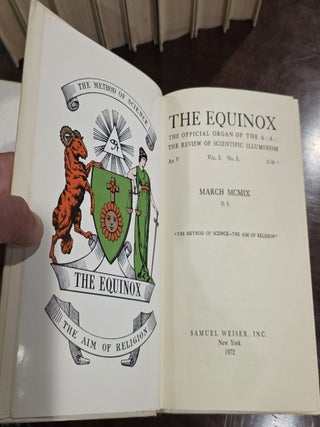 The Equinox Complete Ten-Volume Set 1972 First Samuel Weiser Edition [numbered]