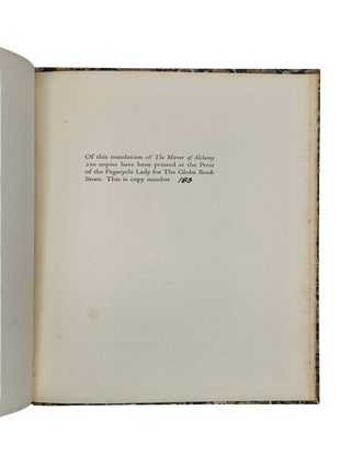 The Mirror of Alchemy. 1975 Fine-Press[183 of 250 copies]