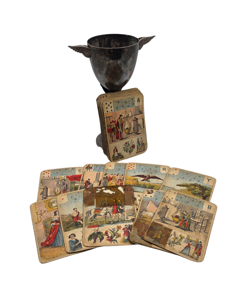 Item #191 Grand Jeu de Mlle Lenormand French Fortune-Telling Cards, 19th Century