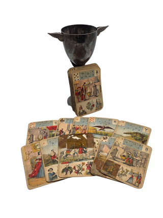 Grand Jeu de Mlle Lenormand French Fortune-Telling Cards, 19th Century