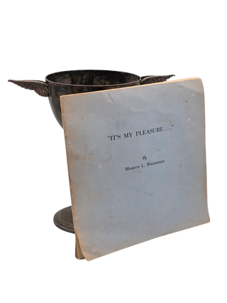 &ldquo;It&rsquo;s My Pleasure...&rdquo; Signed by the Author, c. 1966 Early Witchcraft Figure&rsquo;s Privately...