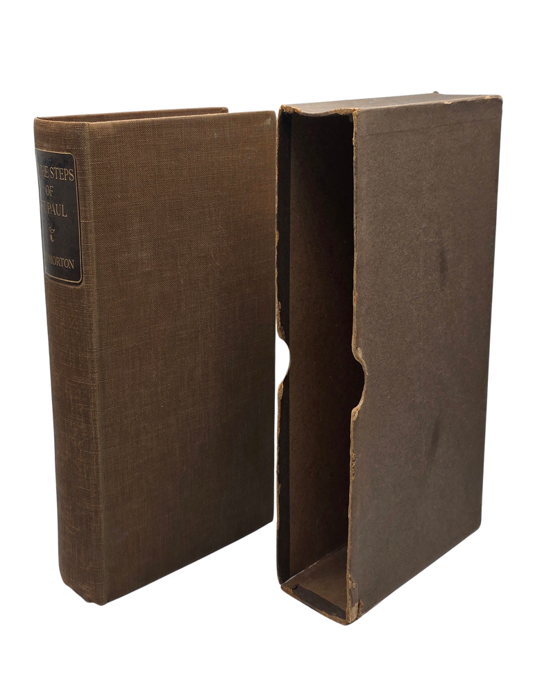 Item #47 In the Steps of St. Paul. 1936. With Rare Slipcase. H V. Morton.
