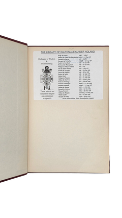 The Dionysian Artificers. With an Introductory Essay on the Myth of Dionysius by Manly P. Hall. 1936